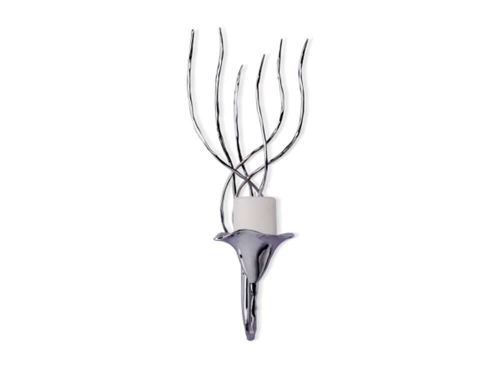 Mukul Goyal Подсвечник настенный ИДЕН, хром MG370