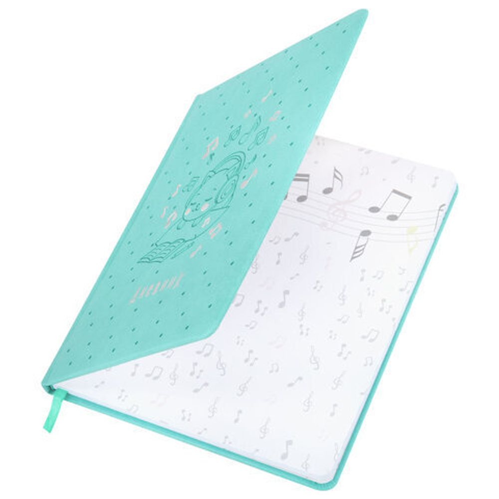 Дневник для музыкальной школы 170х215 мм, 48 л., обложка кожзам твердая, фольга, BRAUBERG, справочный материал, КОТИК, 107367