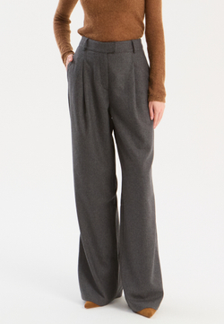 Брюки из смесовой шерсти