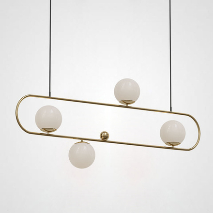 Подвесной реечный светильник HOOP L120 Bronze