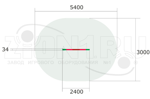 Мишень для бросания мяча «Одуванчик»
