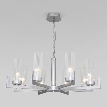 Люстра подвесная 60133/8 серебро Arganie Eurosvet