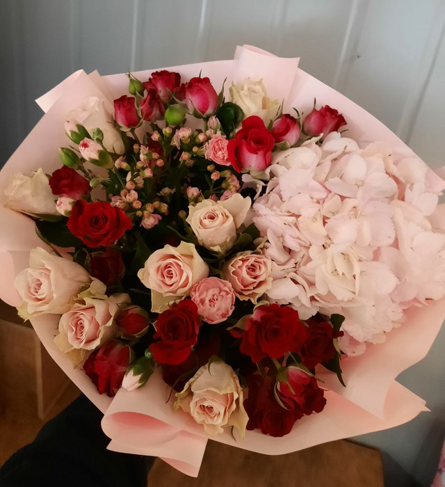 Букет "Розовое облако"