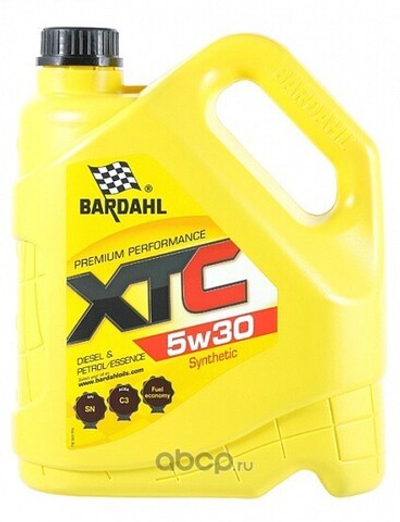 BARDAHL XTC 5W30 SN C3 Масло моторное синтетическое 4L