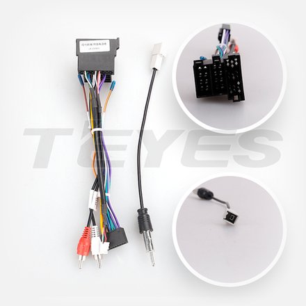 Комплект рамки с разъёмами 9" Hyundai i30 2007-2011 (кондей) - Car-Smart 024