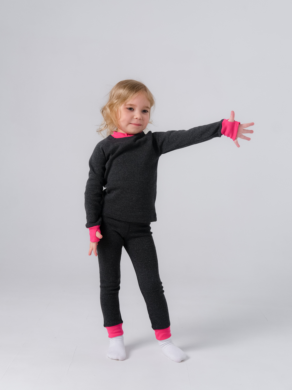 Термобелье (Антрацит/Фуксия) ст