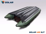 Лодка надувная моторная solar-430 super jet tunnel