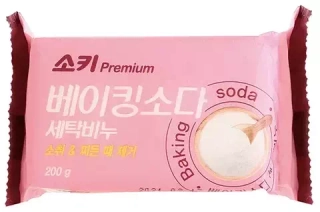 Мыло хозяйственное на основе соды ПЯТНОВЫВОДЯЩЕЕ MUKUNGHWA Premium Bakingsoda Laundry Soap 200 гр