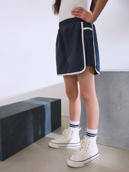 Шорты спортивные для девочки Next AH7-007, Темно-синий