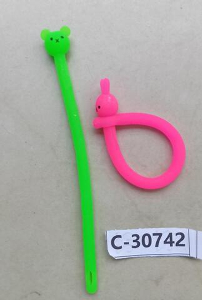 Тянучка животные 18 см микс 2 вида животных, с-30742