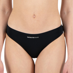 Женские трусы брифы набор из 2 штук (черный, телесный) Emporio Armani 163334_CC284 06220