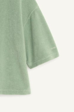 ZARA ФУТБОЛКА С КРУГЛЫМ ВЫРЕЗОМ, ПАСТЕЛЬНО-ЗЕЛЕНЫЙ