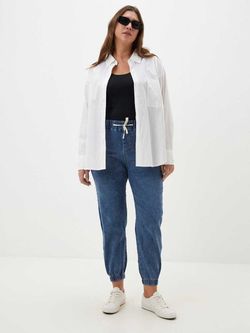 Джинсы на резинке больших размеров