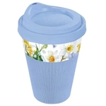 Стакан пластиковый 420мл «Весенний сад» с крышкой 4344425