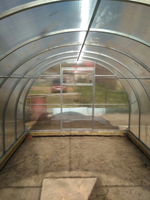 ТЕПЛИЦА «ГЕФЕСТ» (арочная) 6 длинна Ширина 3 или 2,5 метра. Высота 2,05 метра. (2 двери, 2 форточки) дуги 25х25 (шаг 0,65)