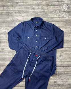 Джинсовый костюм Kiton