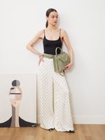 БАЗОВЫЙ РЕМЕНЬ С ПРЯМОУГОЛЬНОЙ ПРЯЖКОЙ ЗАМША ФИСТАШКОВЫЙ