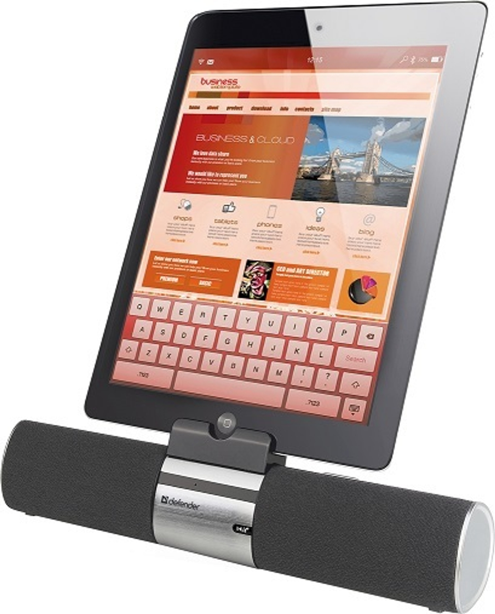 Акустическая Bluetooth система Defender BT Audio-S6 Black портативная, 6 В