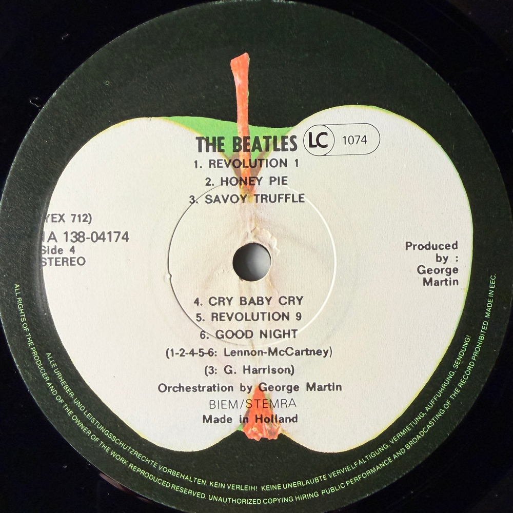 The Beatles ‎– The Beatles 2LP (Голландия 1980г.) Т