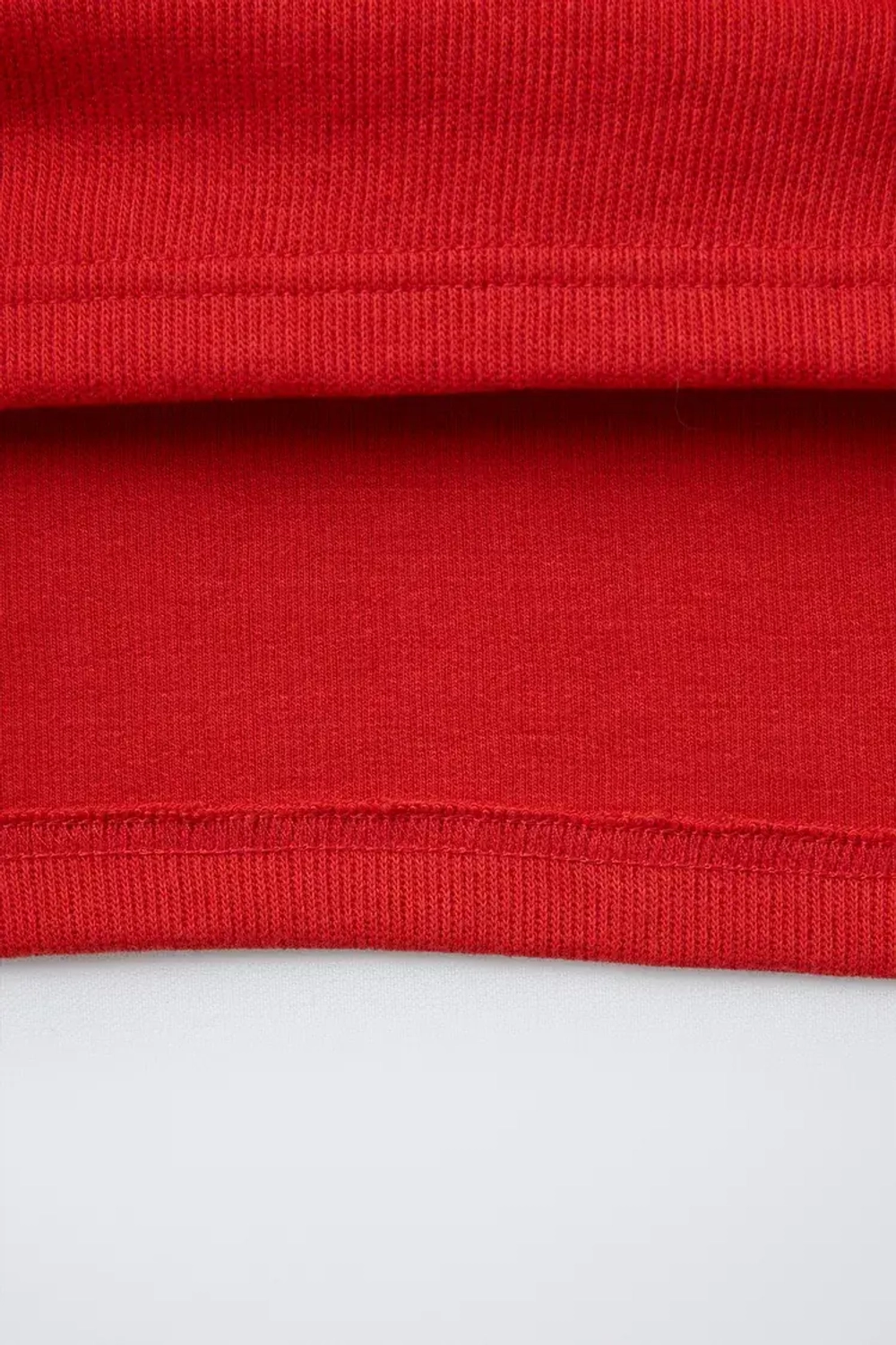 ZARA ЛОНГСЛИВ В РУБЧИК, КРАСНЫЙ