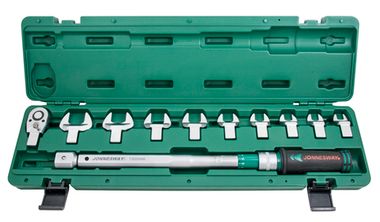 T30200NS Ключ динамометрический 1/2"DR со сменными рожковыми насадками 13-30 мм и приводом,  40-200 Нм