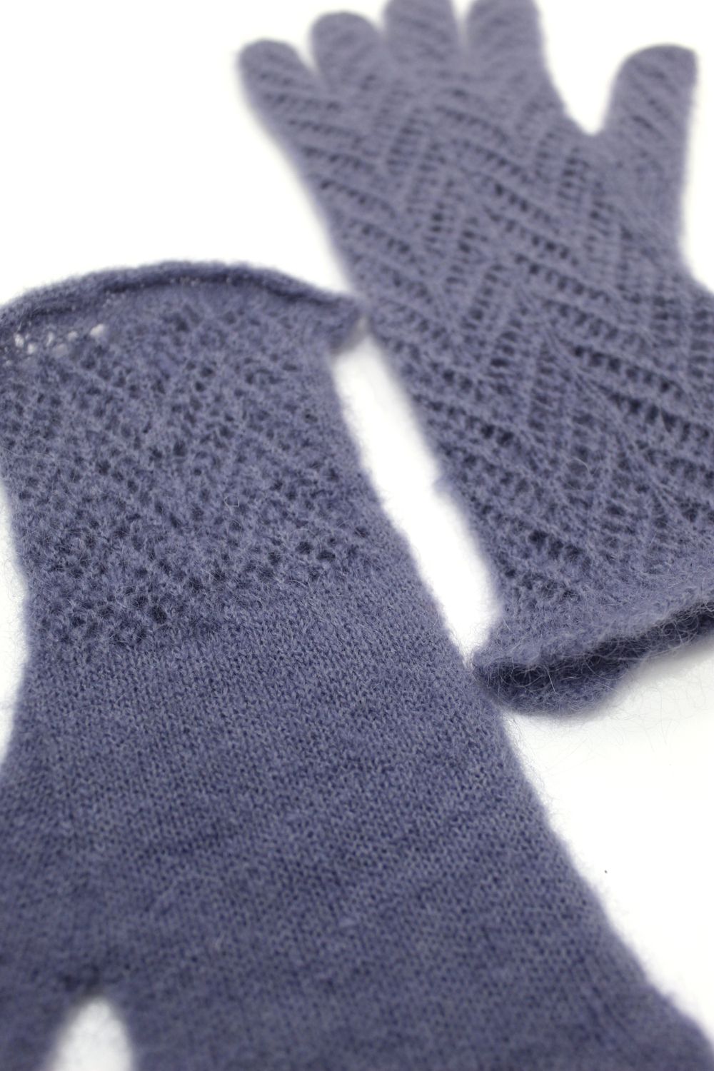 Перчатки ажурные ПЧ237-11 синий