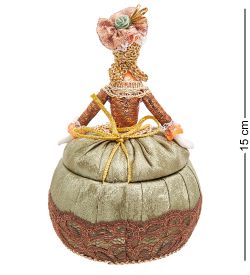 Народные промыслы RK-761/ 2 Кукла-шкатулка «Дама нарядная»