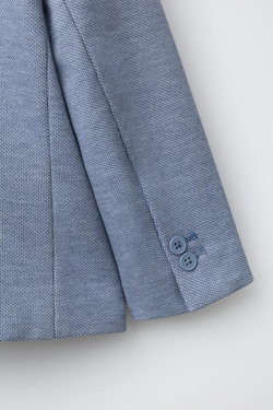 ZARA КОСТЮМНЫЙ БЛЕЙЗЕР КОМФОРТНОЙ ПОСАДКИ, СИНИЙ