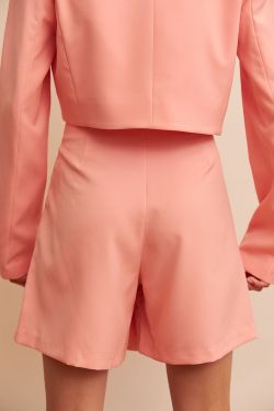 Юбка-шорты цвета персик