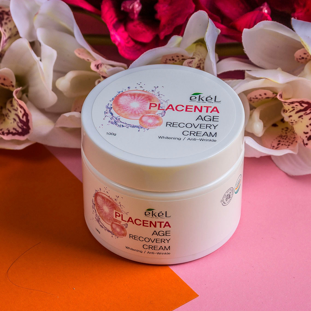 Ekel. Антивозрастной крем с плацентой Placenta Age Recovery Cream