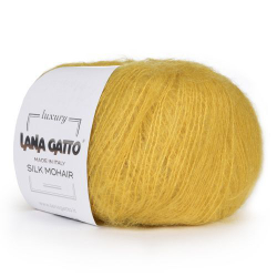 Пряжа Lana Gatto Silk Mohair 25г/212м,цвет (14527), 1 моток