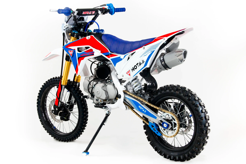 Питбайк MOTAX MX 125 (17/14) белый-белый-синий