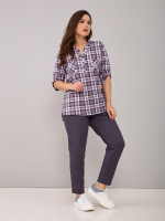 Блузка БЛ-131/сиреньквадрат