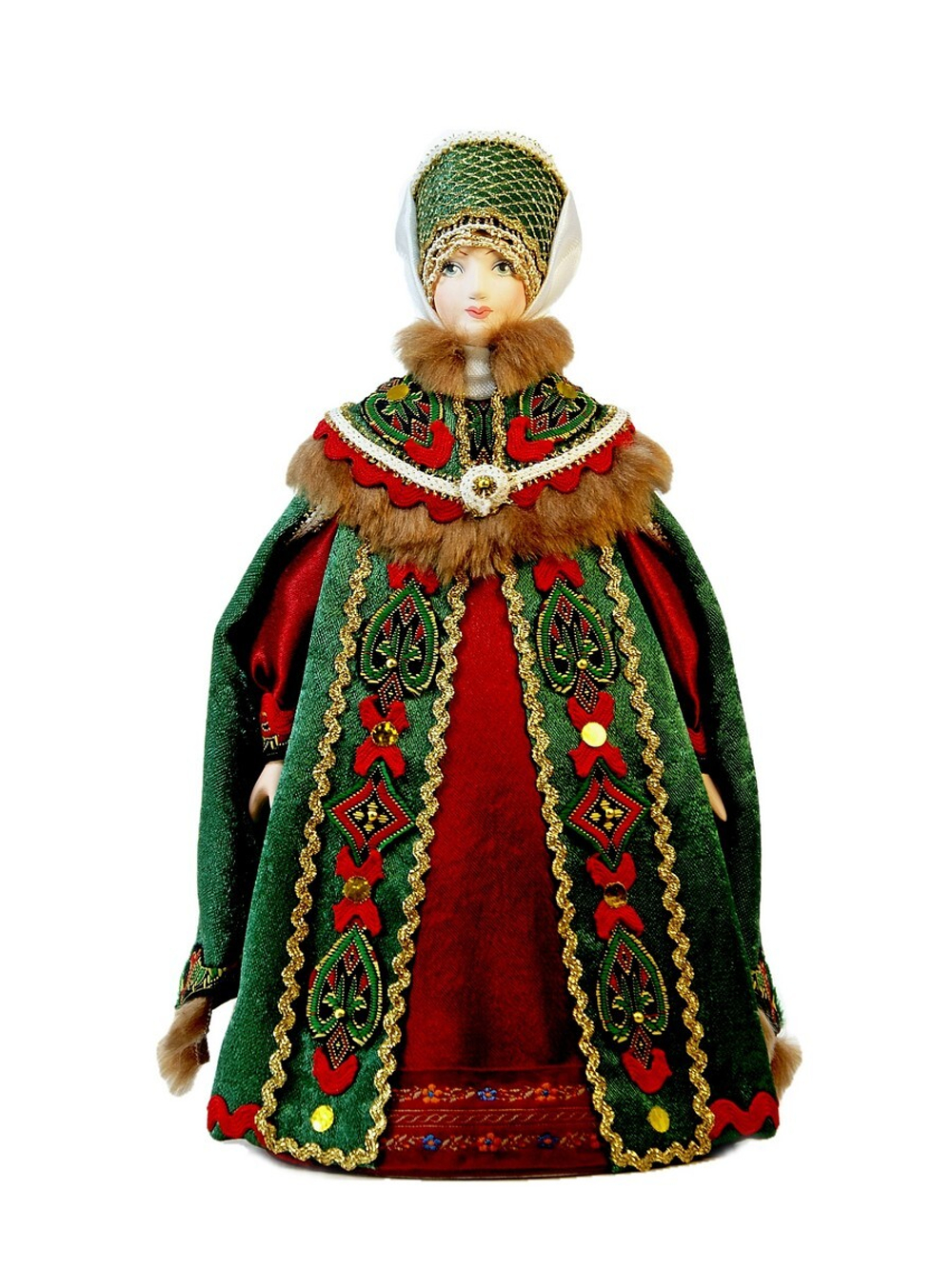 Кукла коллекционная Боярыня в распашной телогрее