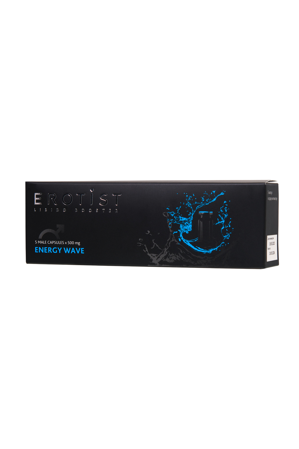 Капсулы в среде-активаторе Erotist Energy Wave для усиления эрекции 5 капс