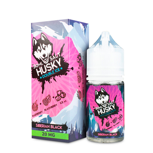 Husky Double Ice Salt 30мл - Siberian Black (20 мг salt)