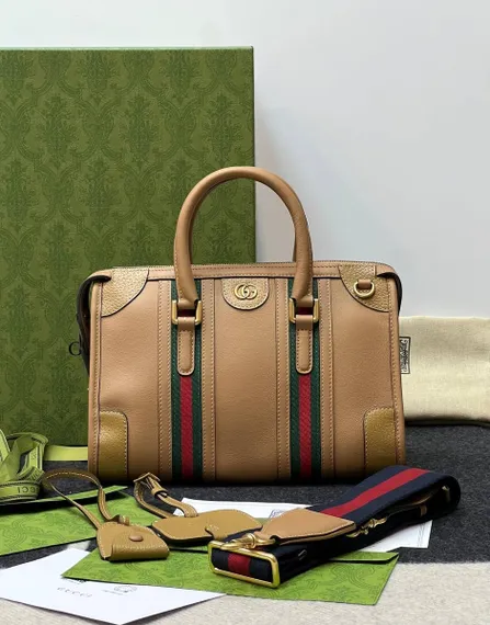 Сумочка Gucci Bauletto маленького размера коричневый