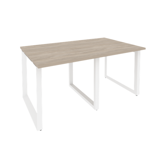 Onix Стол переговорный O.MO-PRG-2.0 Дуб Аттик/Металл Белый 1560*980*750