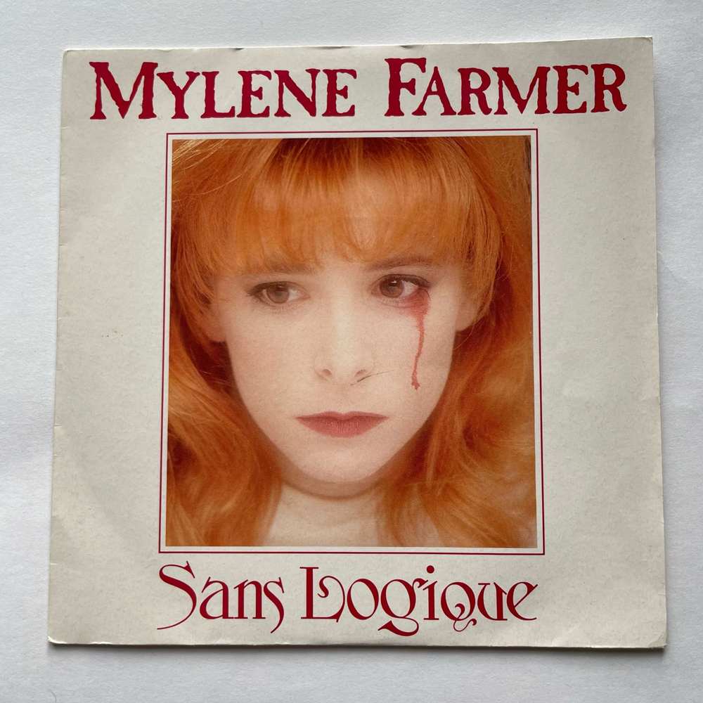 Винтажная виниловая пластинка LP Mylene Farmer, Sans Logique (Франция 1989) 7 дюймов маленькая пластника