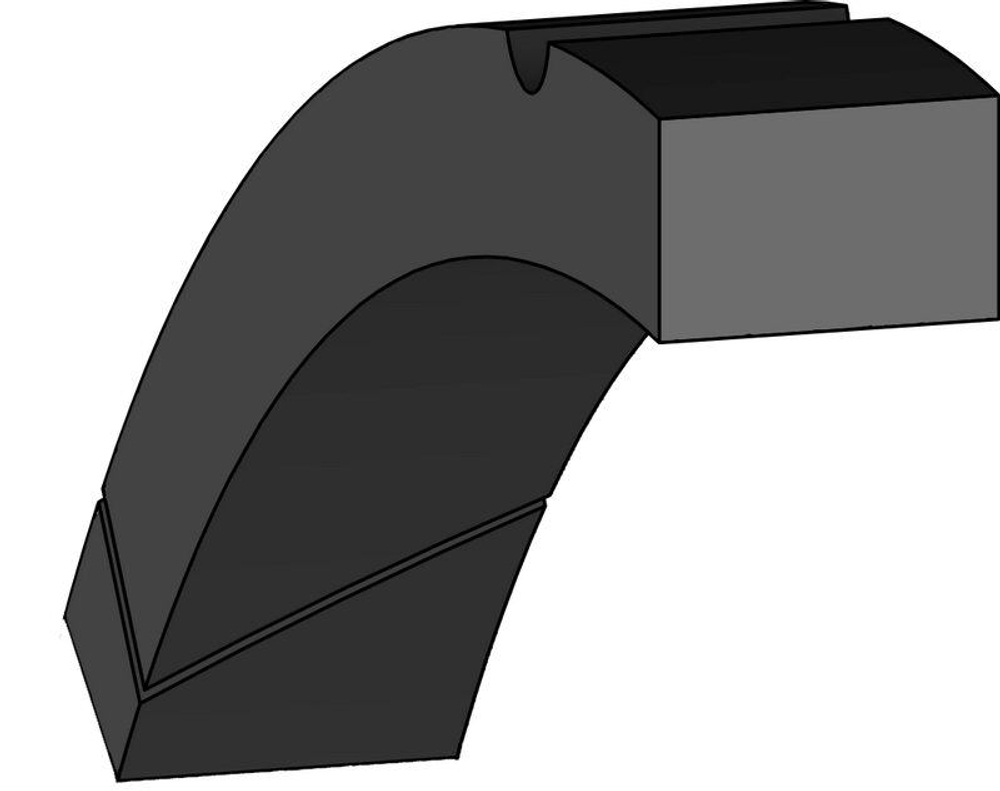 A303-115 Противозагрязняющее поршневое уплотнение 115-107-6,2