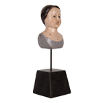 Декор "Бюст. Брокант" 11x11x34см Поликерамика, металл