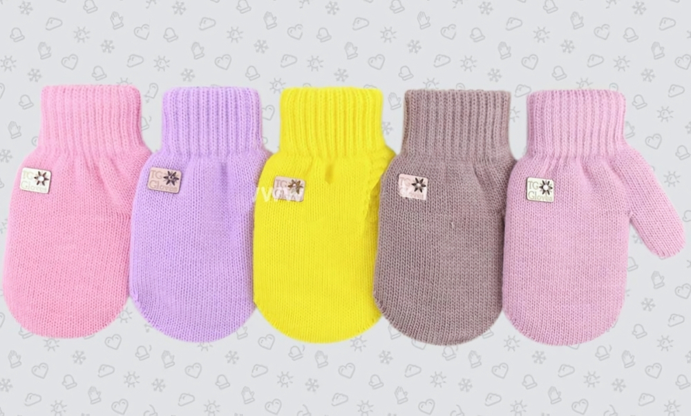 Варежки дет. ТМ-399д р.15(78) в ассорт. (Теплыши), 1 шт.