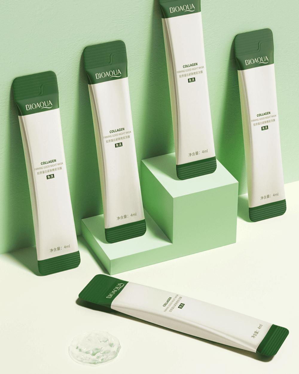 Ночная маска для лица с коллагеном, 4мл