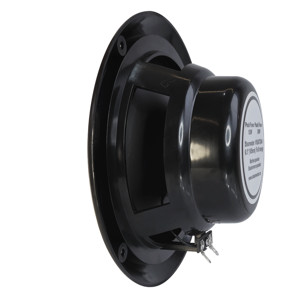 Комплект влагостойкой акустической системы для бани, сауны и хамама SENSOR Black VISATON 3