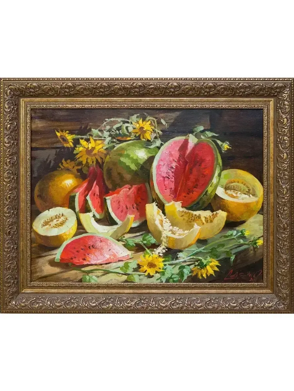 Картина маслом Арбуз и дыни Давыдова