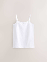 Майка на бретельках для девочки Next 641-576, 10шт., Белый