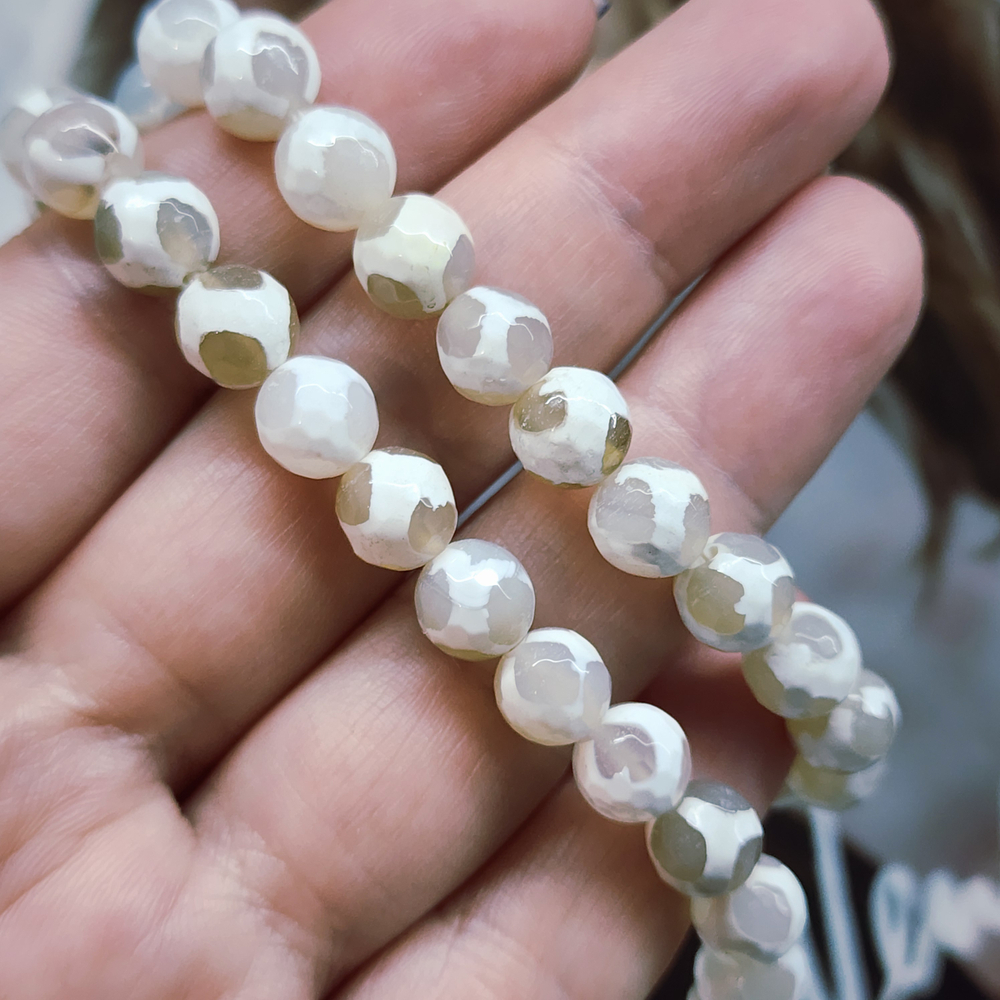 Агат "черепаховый", бусина 8мм, штучно