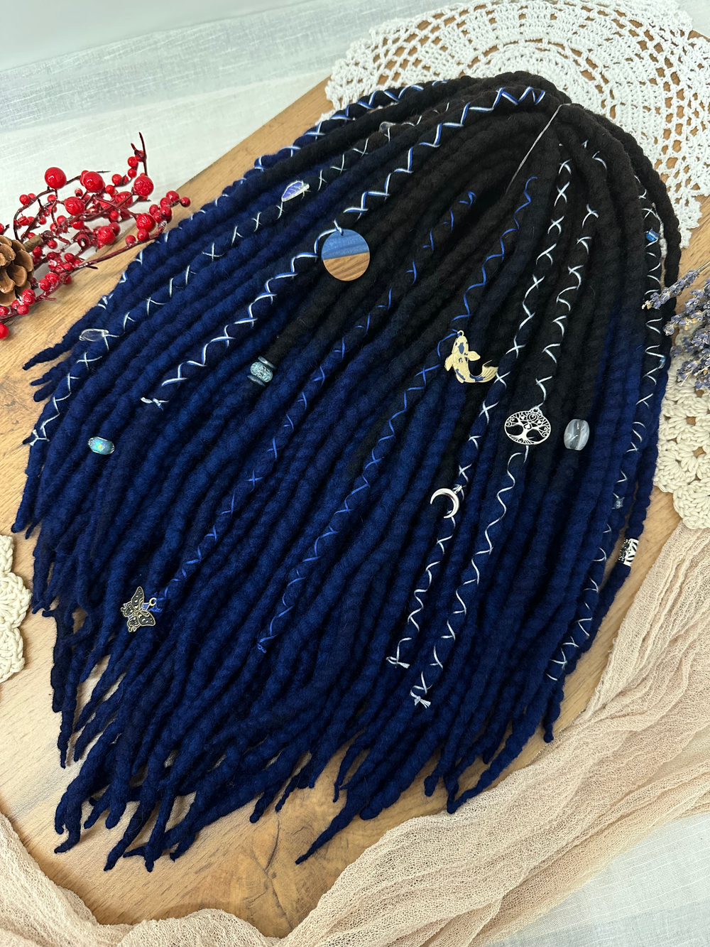 Фактурные войлочные дреды