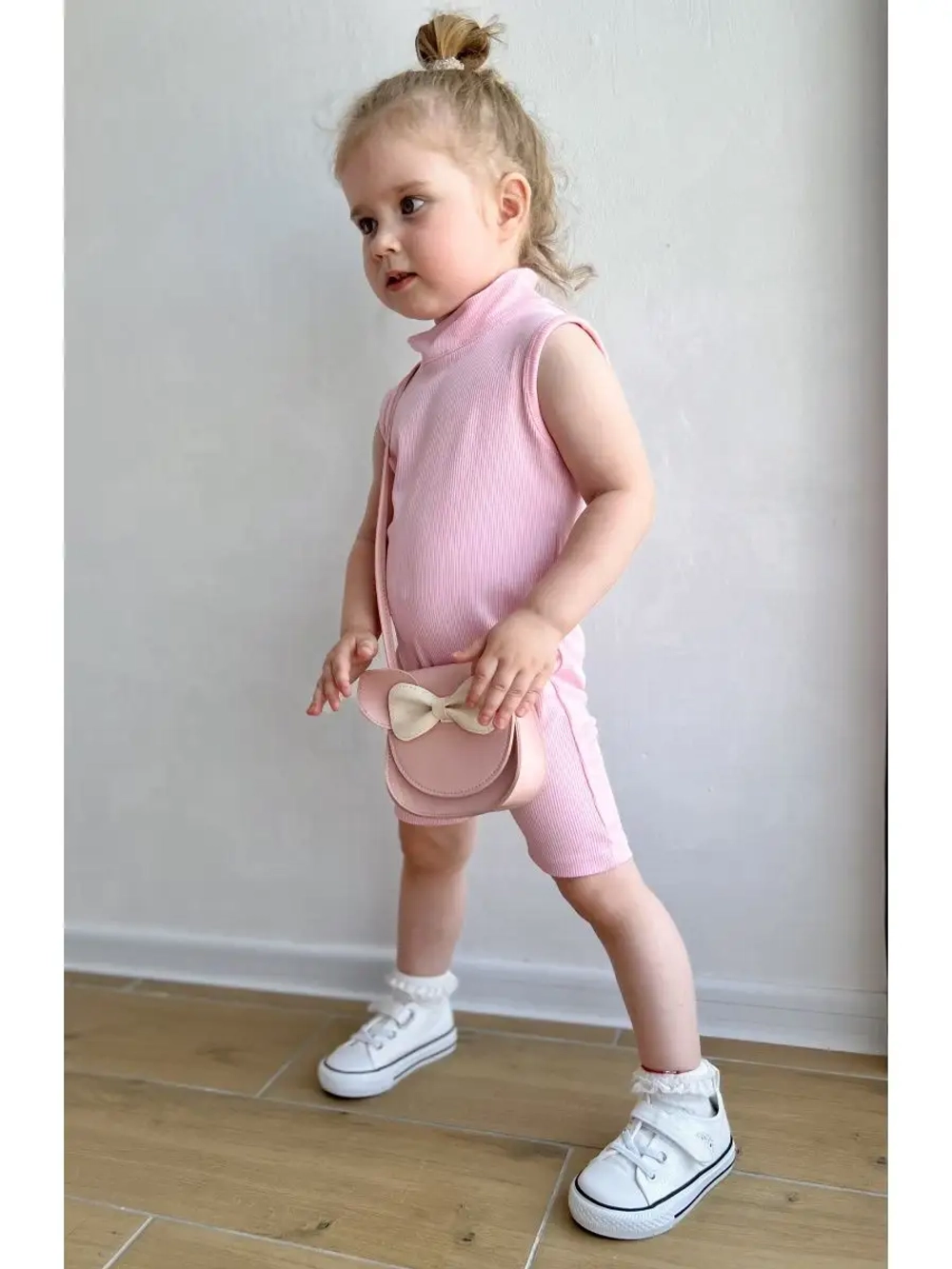 Комбинезон летний в рубчик