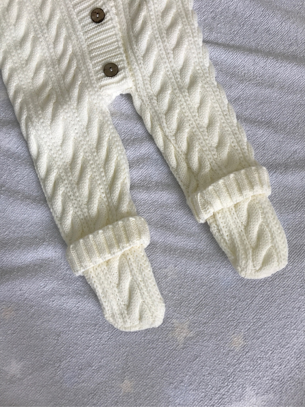 Комбинезон вязаный с капюшоном "АйШах" с подкладом (Размер: 26)